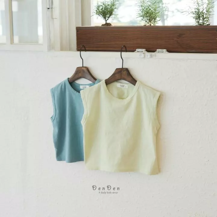Denden - Korean Children Fashion - #childrensboutique - Macaroon Sleeveless - 10