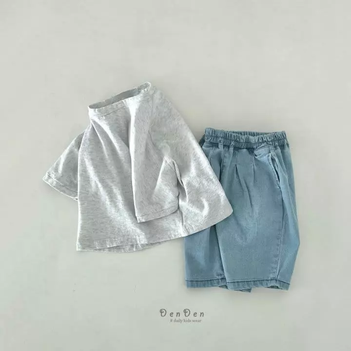 Denden - Korean Children Fashion - #childrensboutique - Pintuck Denim Pants - 5