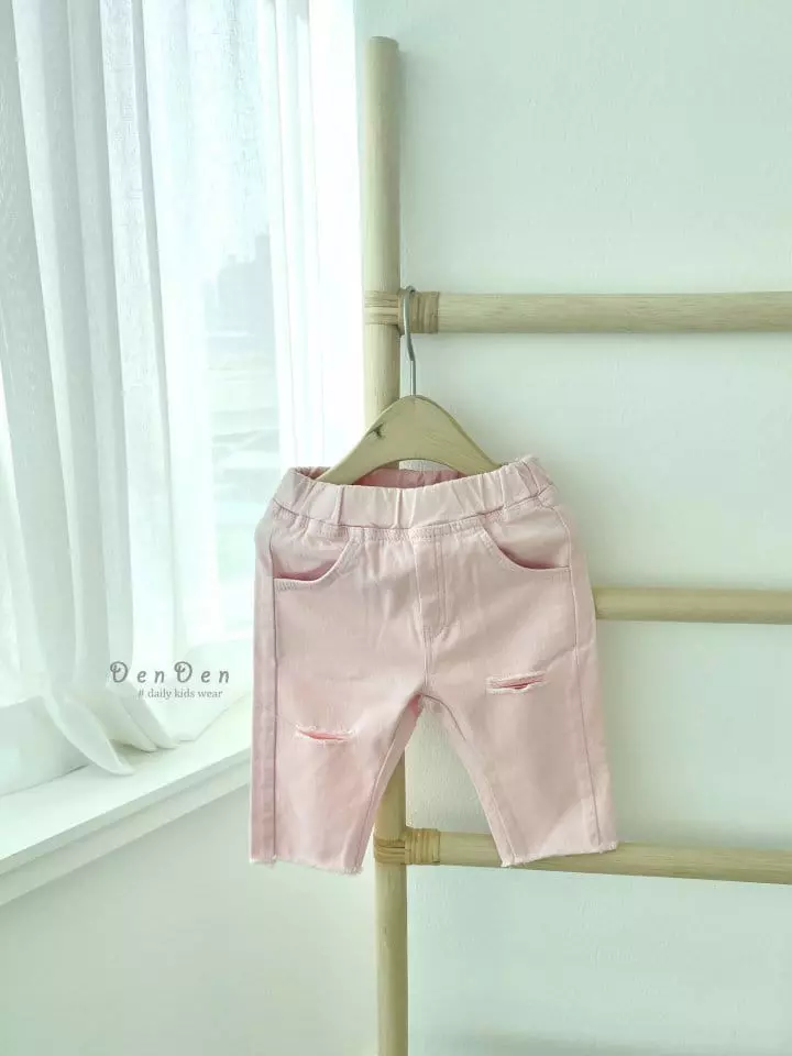 Denden - Korean Children Fashion - #childrensboutique - Vintage Cutting Pants - 3