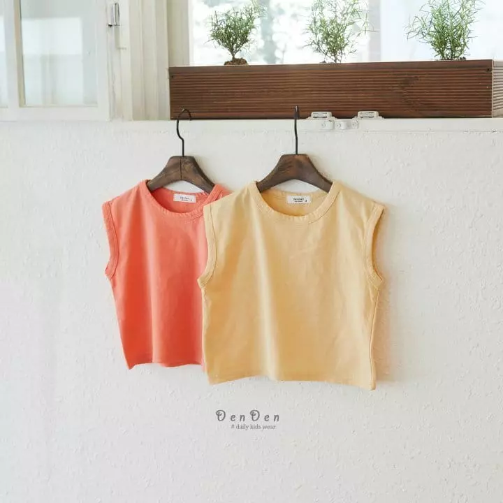 Denden - Korean Children Fashion - #designkidswear - Macaroon Sleeveless - 11