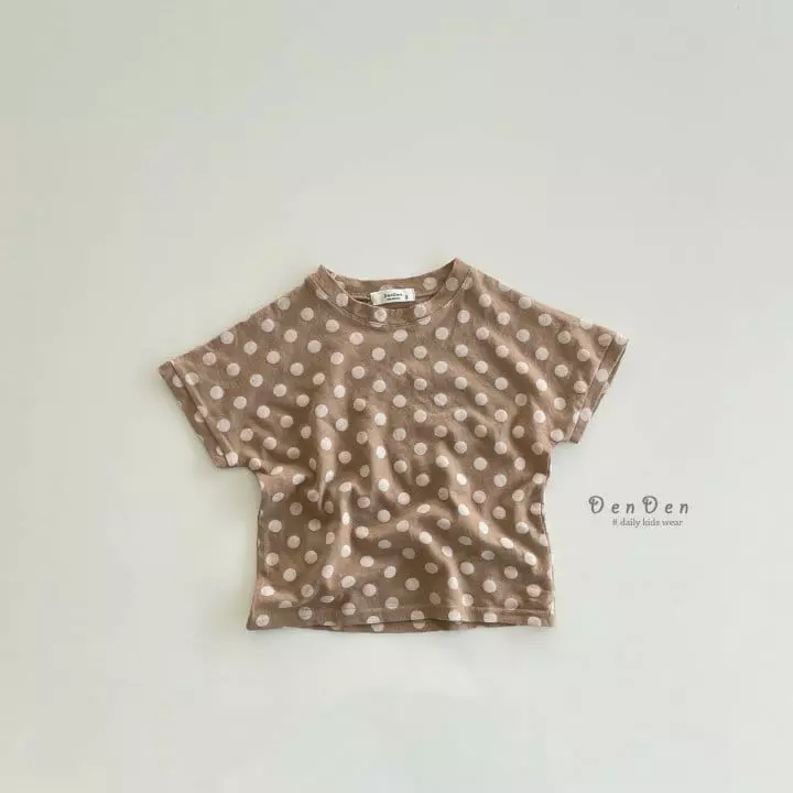 Denden - Korean Children Fashion - #designkidswear - Dot Tee