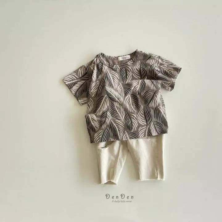 Denden - Korean Children Fashion - #discoveringself - Palm Tee - 7