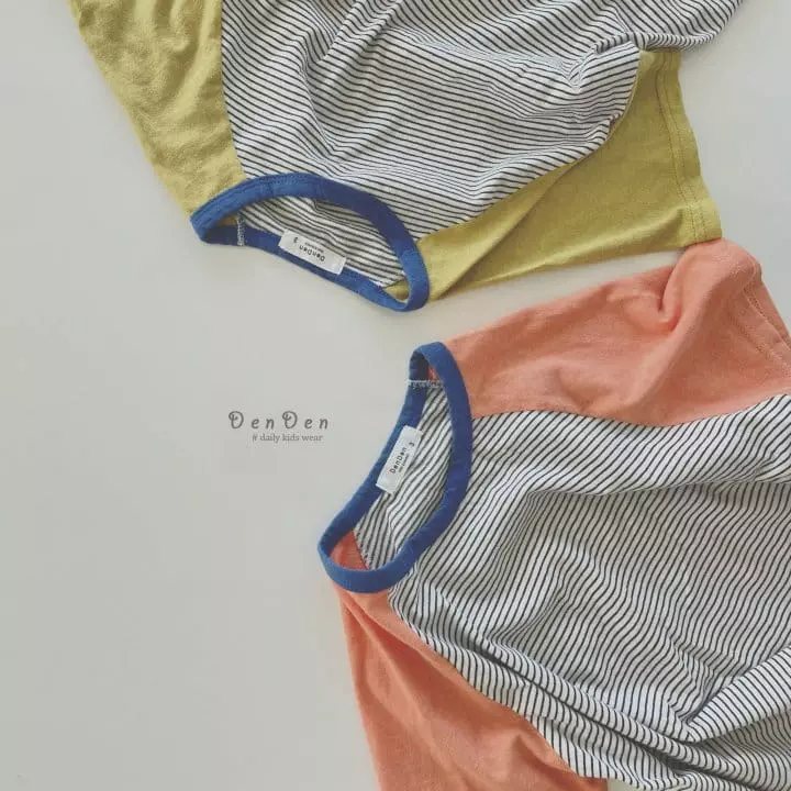 Denden - Korean Children Fashion - #designkidswear - Boxy Color Tee - 4