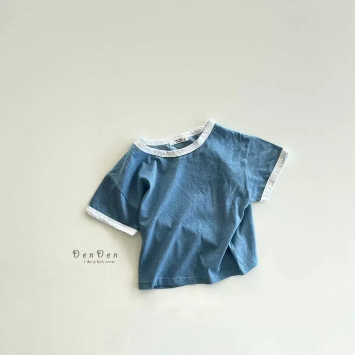 Denden - Korean Children Fashion - #discoveringself - Pigment Tee - 3