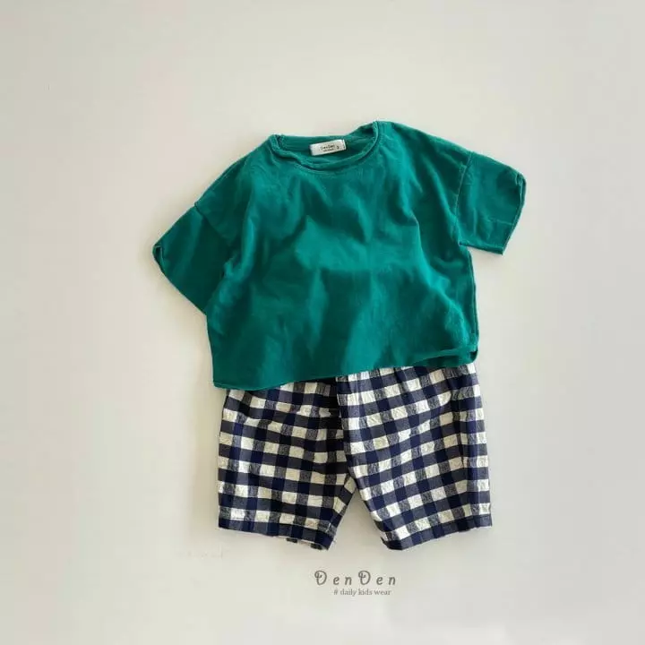 Denden - Korean Children Fashion - #discoveringself - Pintuck Check Pants - 6