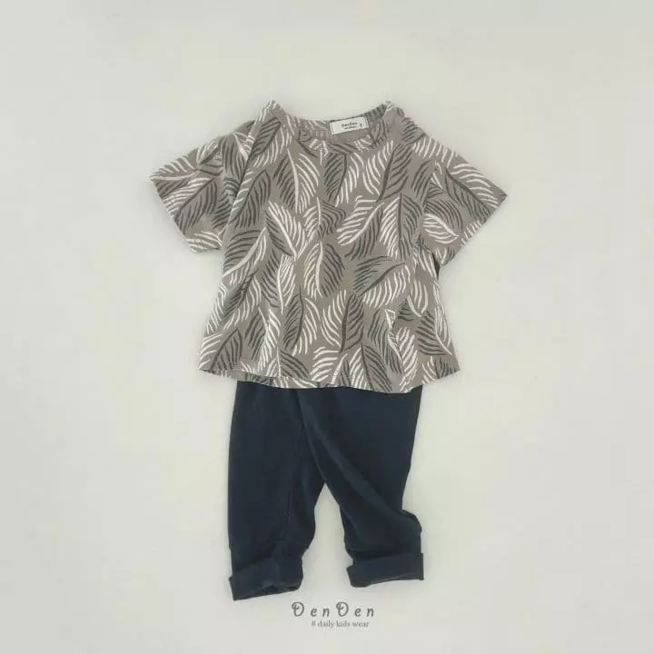 Denden - Korean Children Fashion - #fashionkids - Palm Tee - 8