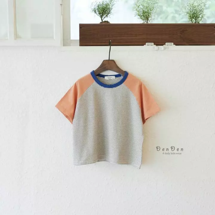 Denden - Korean Children Fashion - #fashionkids - Boxy Color Tee - 5