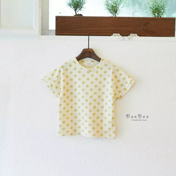 Denden - Korean Children Fashion - #fashionkids - Dot Tee - 3