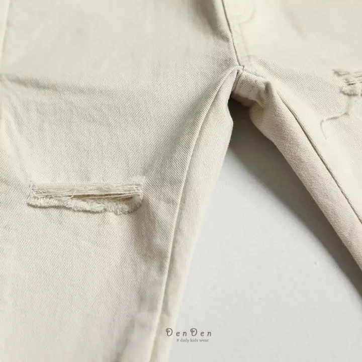 Denden - Korean Children Fashion - #fashionkids - Vintage Cutting Pants - 6