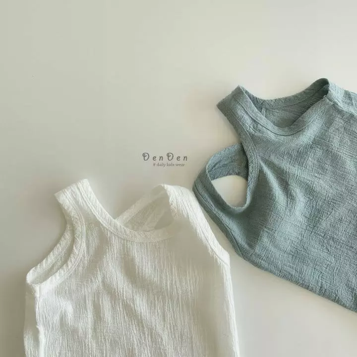 Denden - Korean Children Fashion - #kidsshorts - Solsol Piping Sleeveless