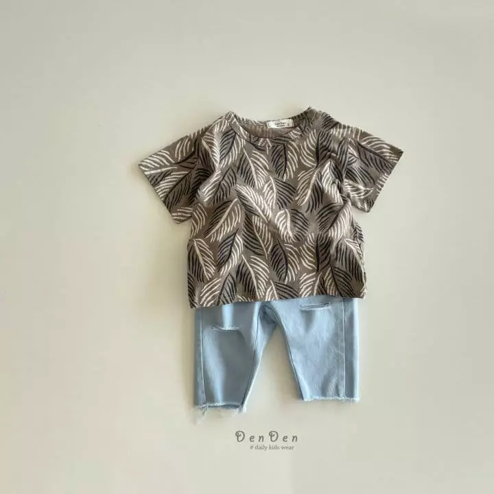 Denden - Korean Children Fashion - #kidsshorts - Palm Tee - 9