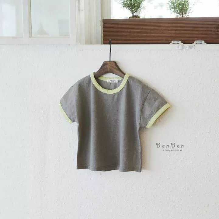 Denden - Korean Children Fashion - #kidsshorts - Pigment Tee - 5