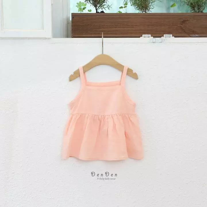 Denden - Korean Children Fashion - #kidsstore - Frill String Sleeveless