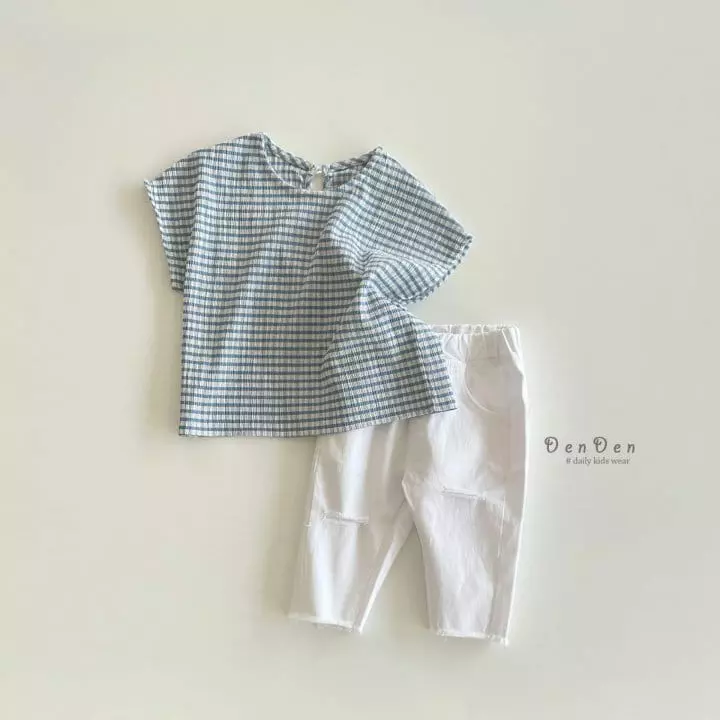 Denden - Korean Children Fashion - #kidsstore - Pleats Check Shirt - 11
