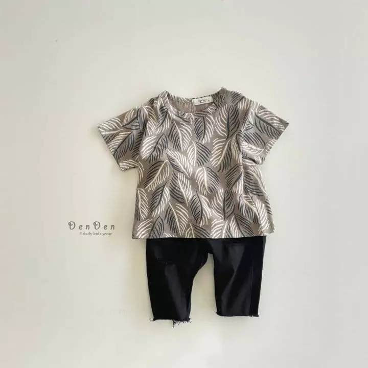 Denden - Korean Children Fashion - #kidsstore - Palm Tee - 10
