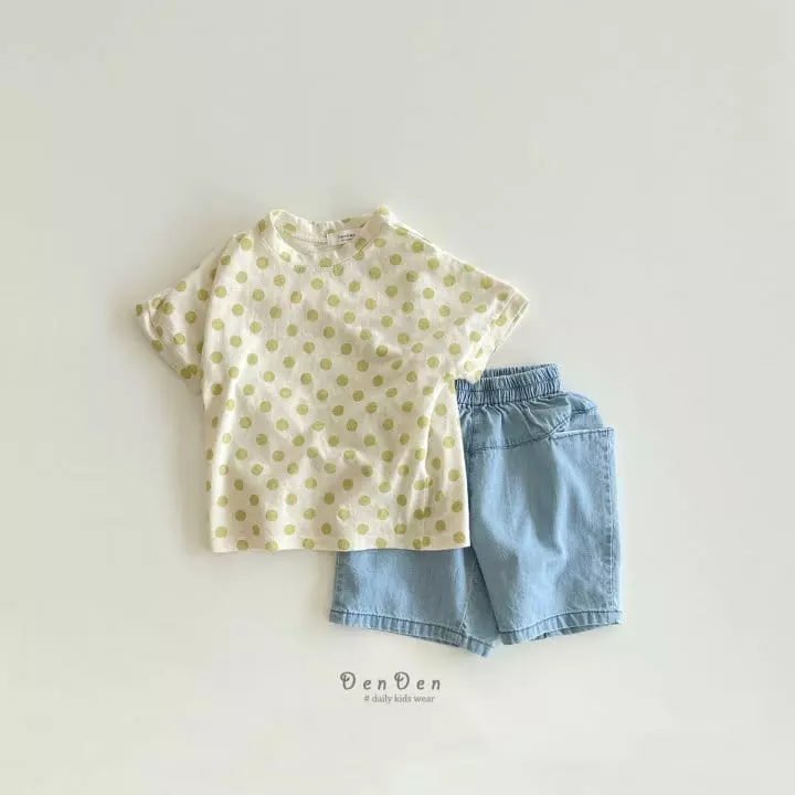 Denden - Korean Children Fashion - #kidsstore - Dot Tee - 5