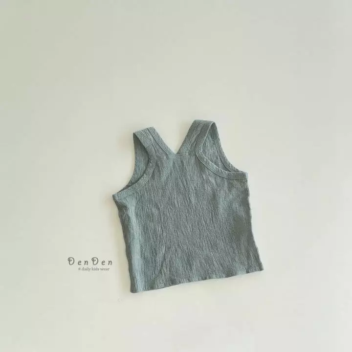 Denden - Korean Children Fashion - #kidzfashiontrend - Solsol Piping Sleeveless - 3