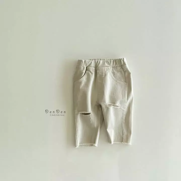 Denden - Korean Children Fashion - #kidzfashiontrend - Vintage Cutting Pants - 9