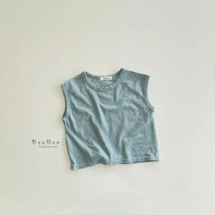Denden - Korean Children Fashion - #littlefashionista - Macaroon Sleeveless - 2