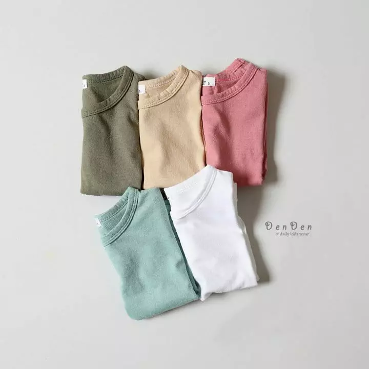 Denden - Korean Children Fashion - #littlefashionista - Washing Tee - 6