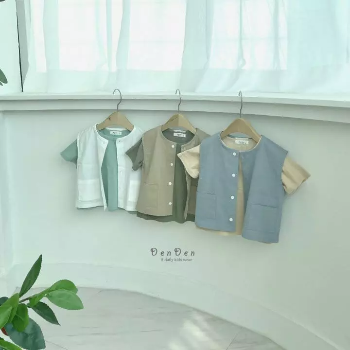 Denden - Korean Children Fashion - #littlefashionista - Braz Sleeveless Shirt - 4