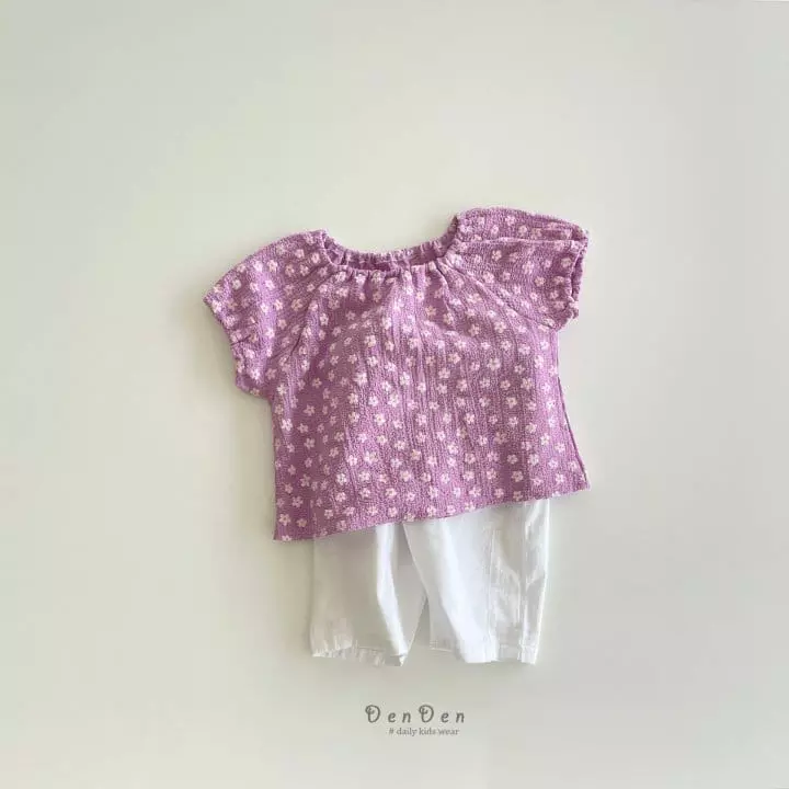 Denden - Korean Children Fashion - #magicofchildhood - Flower Blouse - 2