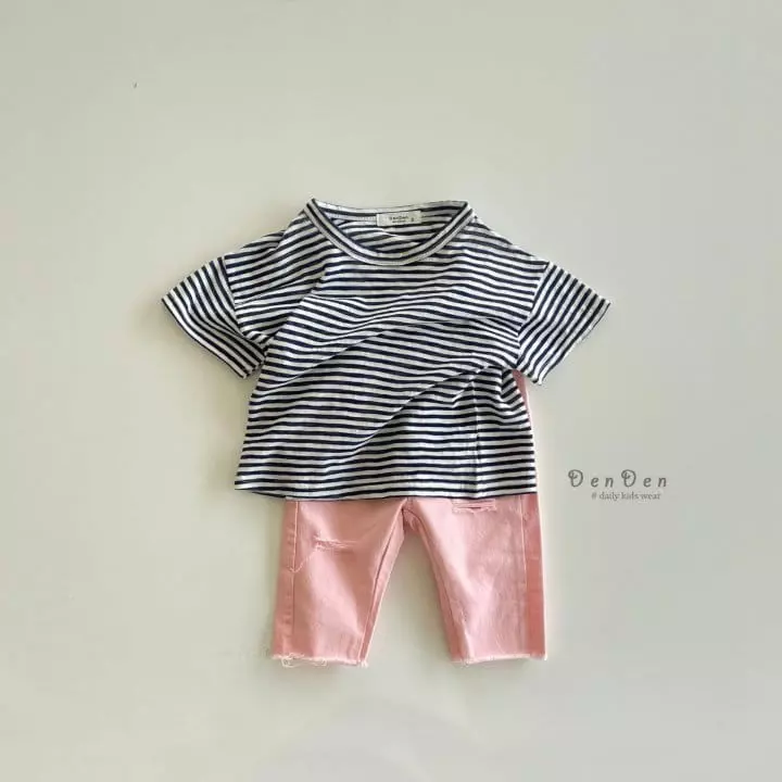 Denden - Korean Children Fashion - #magicofchildhood - Sabana Stripes Tee - 8
