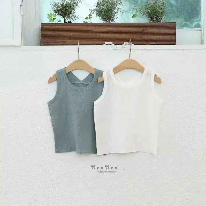 Denden - Korean Children Fashion - #minifashionista - Solsol Piping Sleeveless - 7