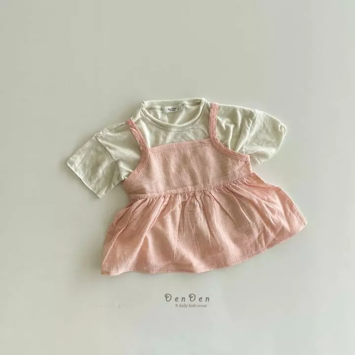 Denden - Korean Children Fashion - #minifashionista - Frill String Sleeveless - 6