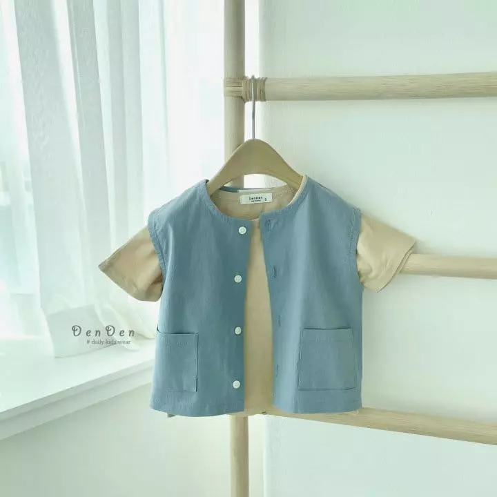 Denden - Korean Children Fashion - #minifashionista - Braz Sleeveless Shirt - 5