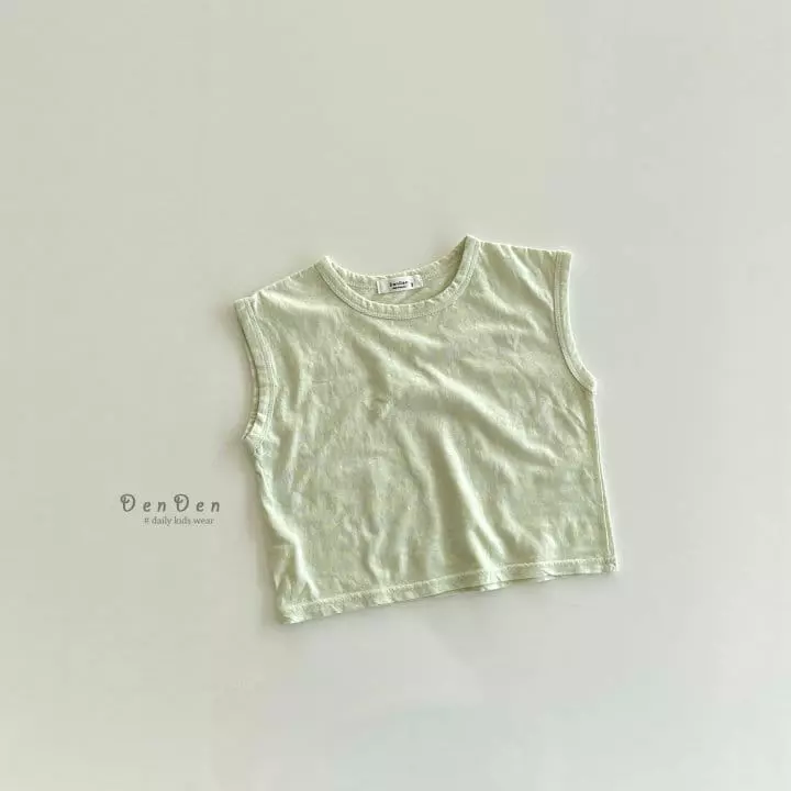 Denden - Korean Children Fashion - #magicofchildhood - Macaroon Sleeveless - 4