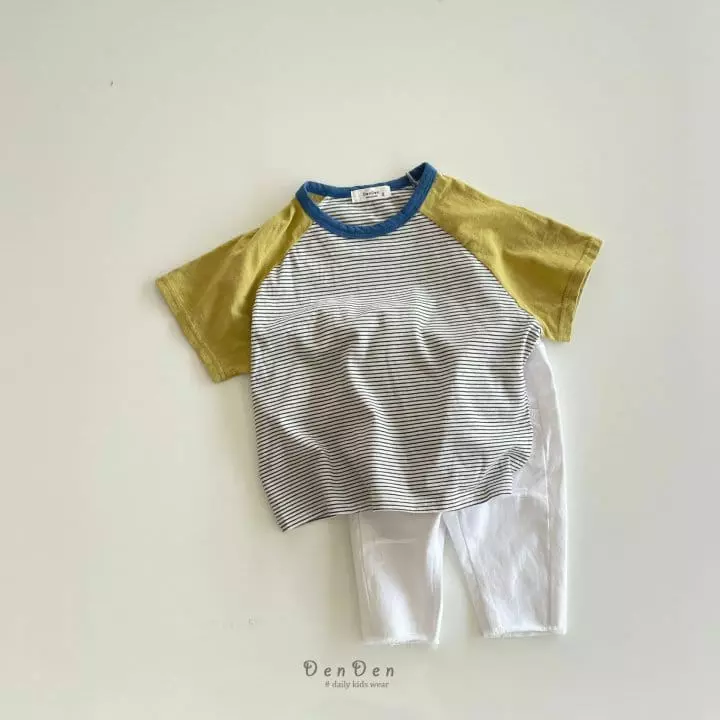 Denden - Korean Children Fashion - #minifashionista - Boxy Color Tee - 12
