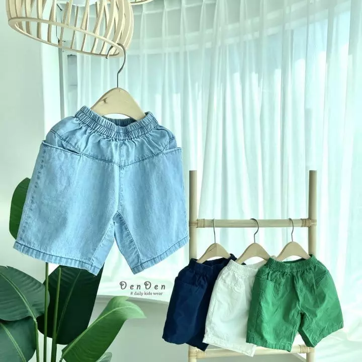 Denden - Korean Children Fashion - #minifashionista - Labin Pocket Denim Shirts - 5