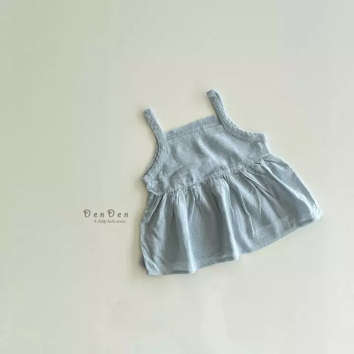 Denden - Korean Children Fashion - #prettylittlegirls - Frill String Sleeveless - 7