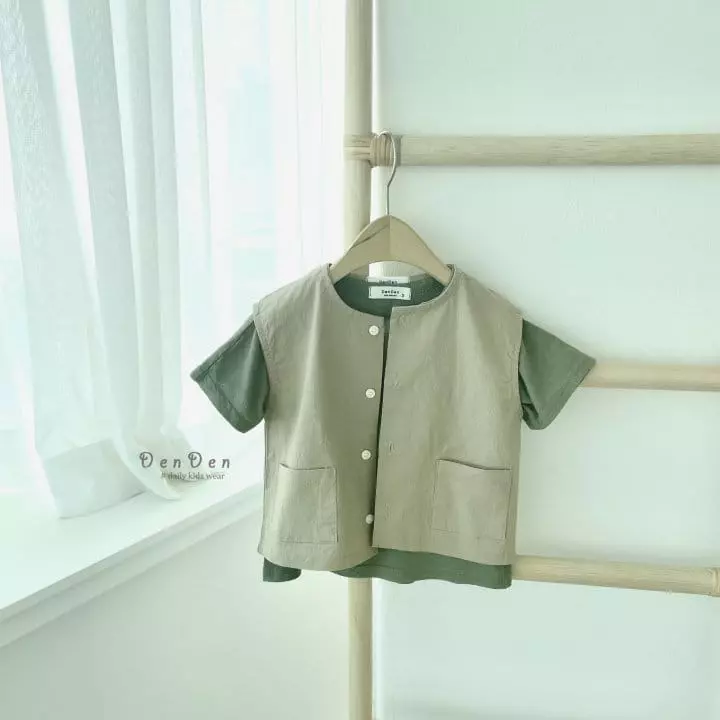 Denden - Korean Children Fashion - #prettylittlegirls - Braz Sleeveless Shirt - 6