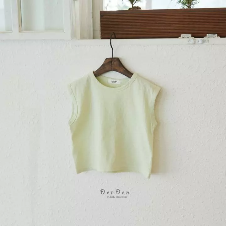 Denden - Korean Children Fashion - #stylishchildhood - Macaroon Sleeveless - 8