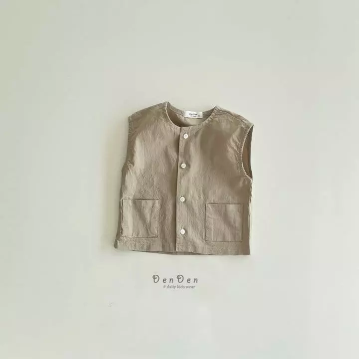 Denden - Korean Children Fashion - #todddlerfashion - Braz Sleeveless Shirt - 7