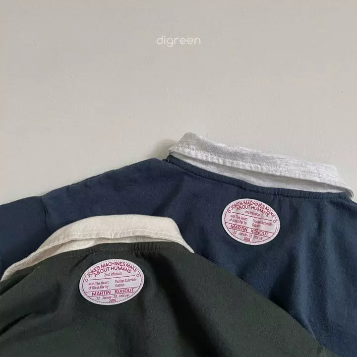 Digreen - Korean Children Fashion - #Kfashion4kids - Cabin Collar Tee - 3