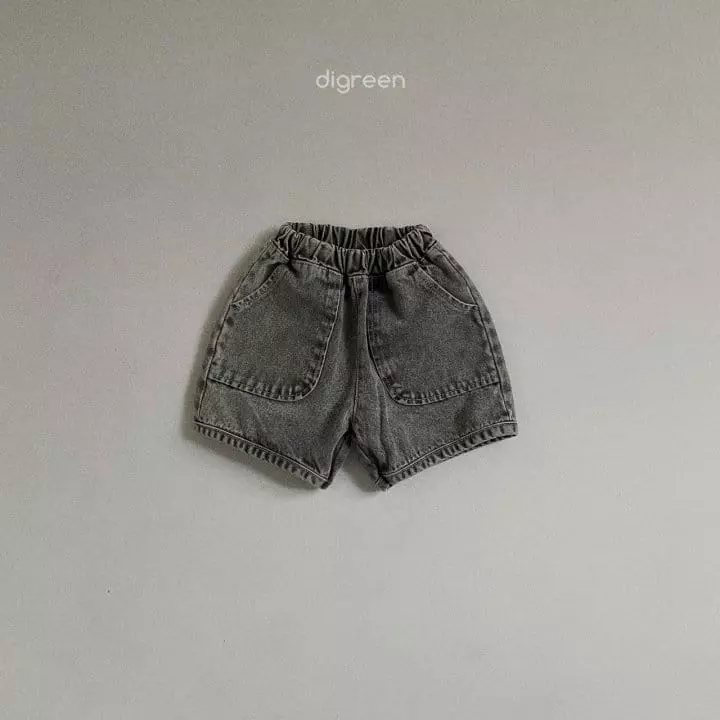Digreen - Korean Children Fashion - #childofig - Denim Piping Shorts - 7
