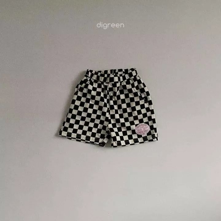 Digreen - Korean Children Fashion - #designkidswear - Chercker Board Shorts - 8