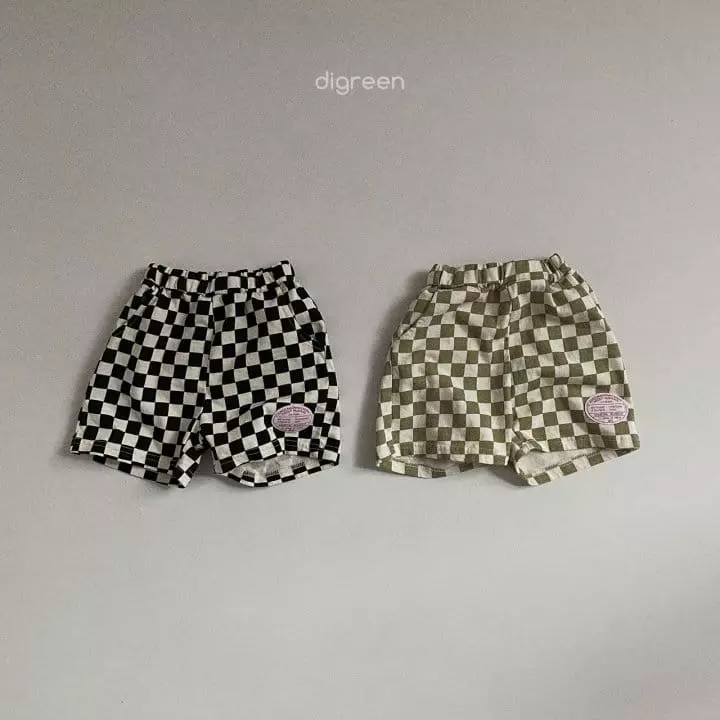 Digreen - Korean Children Fashion - #discoveringself - Chercker Board Shorts - 9