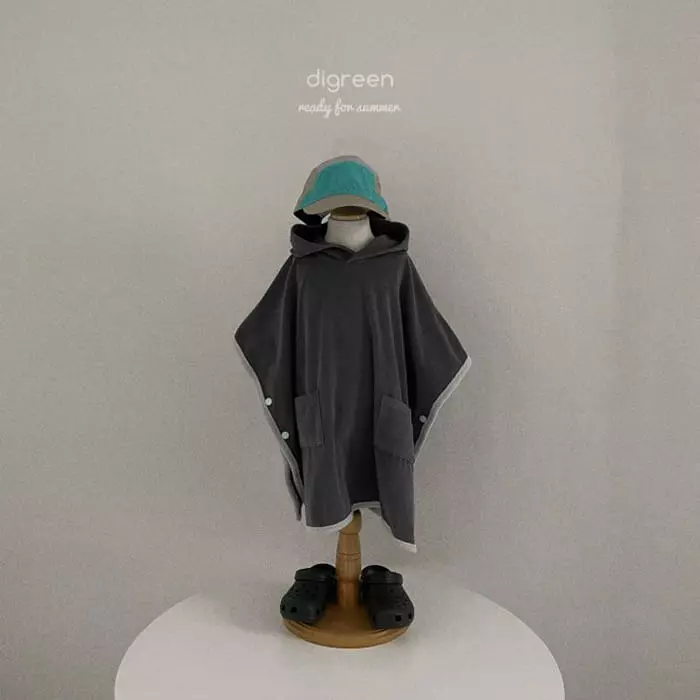 Digreen - Korean Children Fashion - #kidsshorts - Beach Towel Gawn - 10