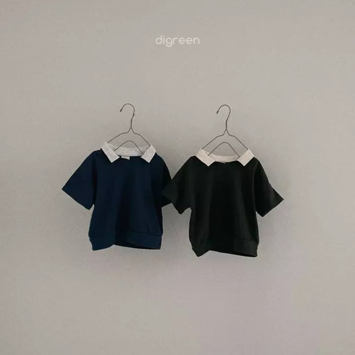 Digreen - Korean Children Fashion - #magicofchildhood - Cabin Collar Tee - 5