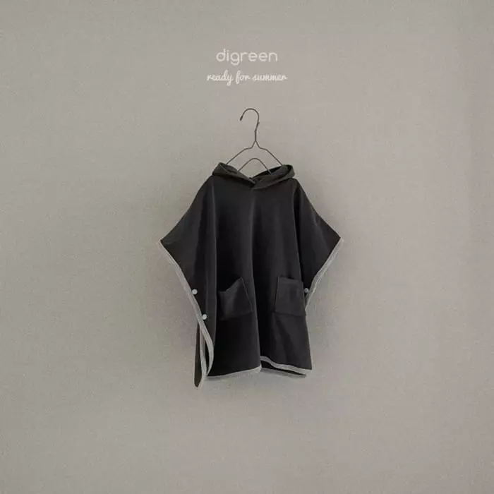 Digreen - Korean Children Fashion - #minifashionista - Beach Towel Gawn - 2