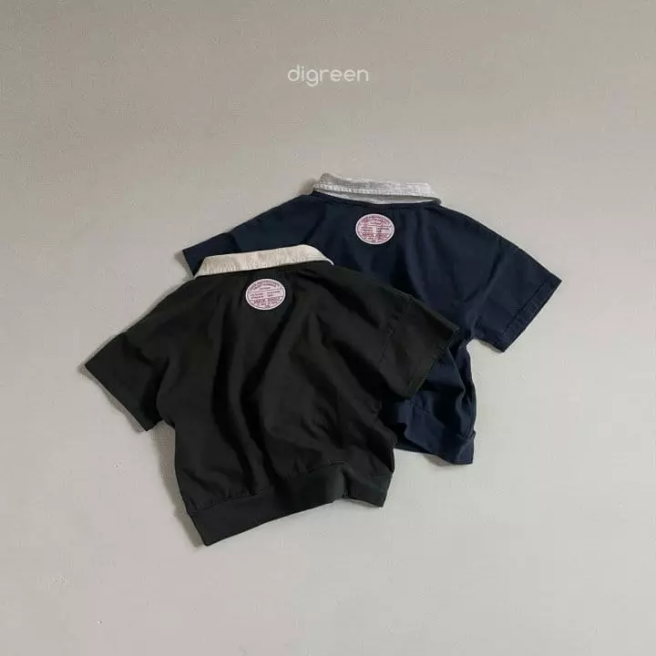 Digreen - Korean Children Fashion - #prettylittlegirls - Cabin Collar Tee - 7