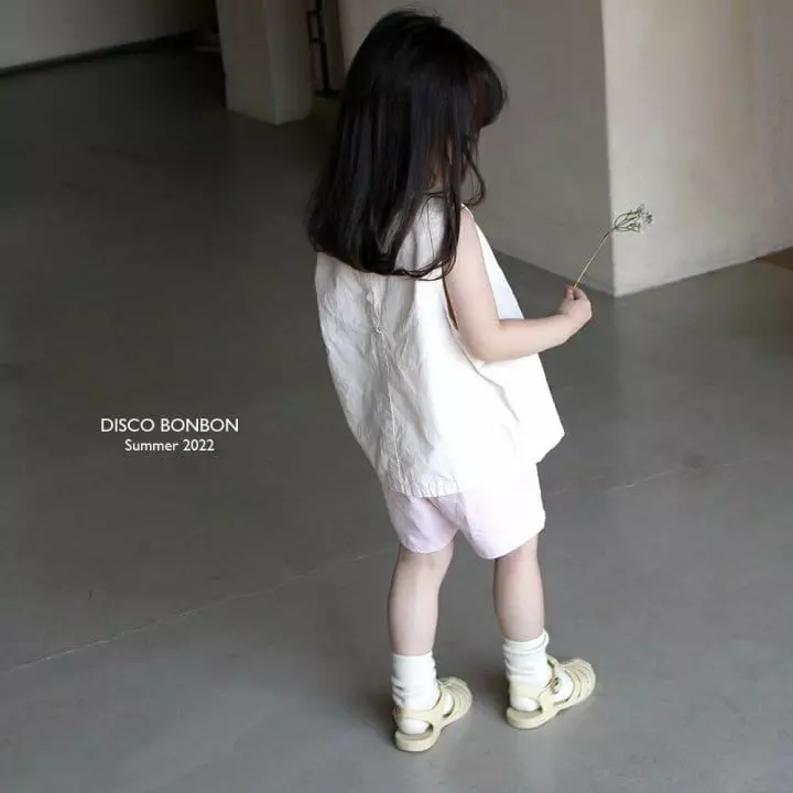 Disco Bonbon - Korean Children Fashion - #Kfashion4kids - Pocket Sleeveless Shirt - 9