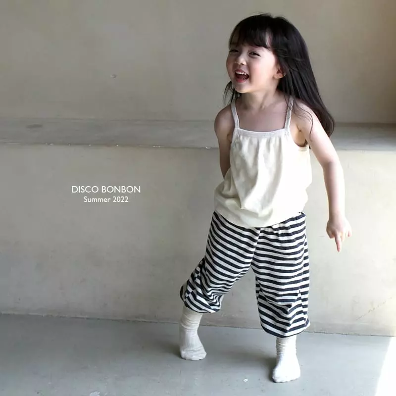 Disco Bonbon - Korean Children Fashion - #Kfashion4kids - Stripes Summer Pants - 9