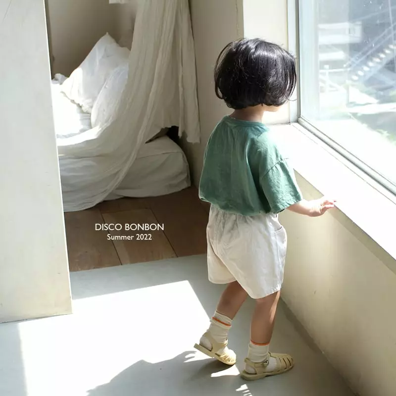 Disco Bonbon - Korean Children Fashion - #kidzfashiontrend - B Embroidery Tee - 4