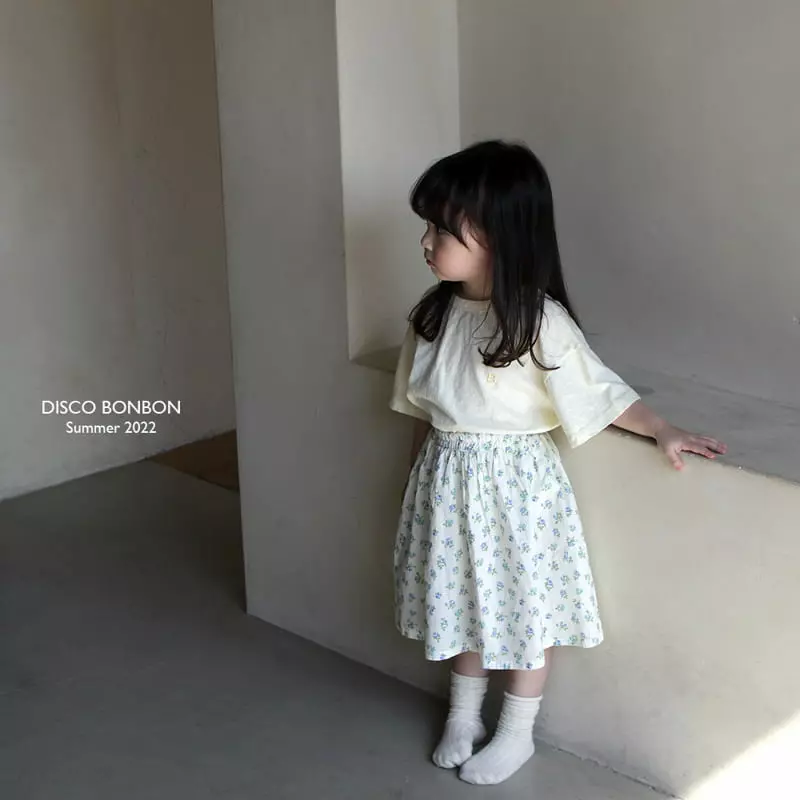 Disco Bonbon - Korean Children Fashion - #childofig - B Embroidery Tee - 12
