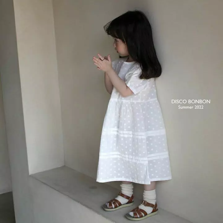 Disco Bonbon - Korean Children Fashion - #discoveringself - Flower One-piece - 8
